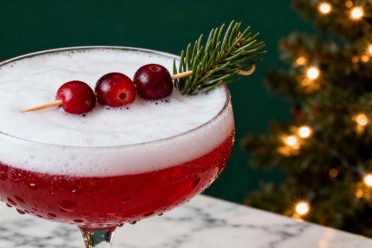 Berry Frost Sour: A Festive Sip for Winter Evenings