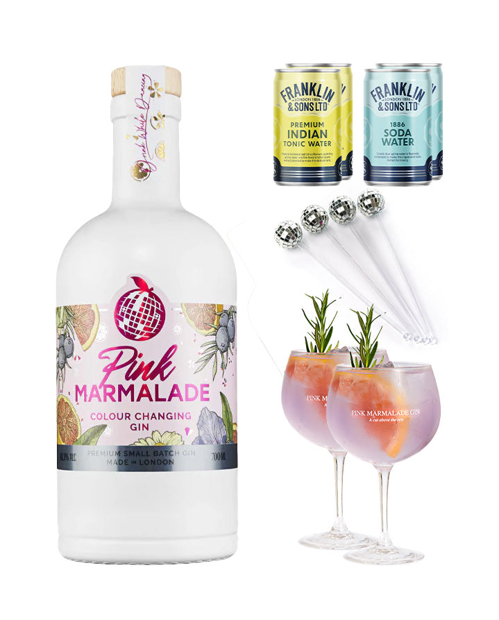 Pink Marmalade Gin Party Pack Bundle